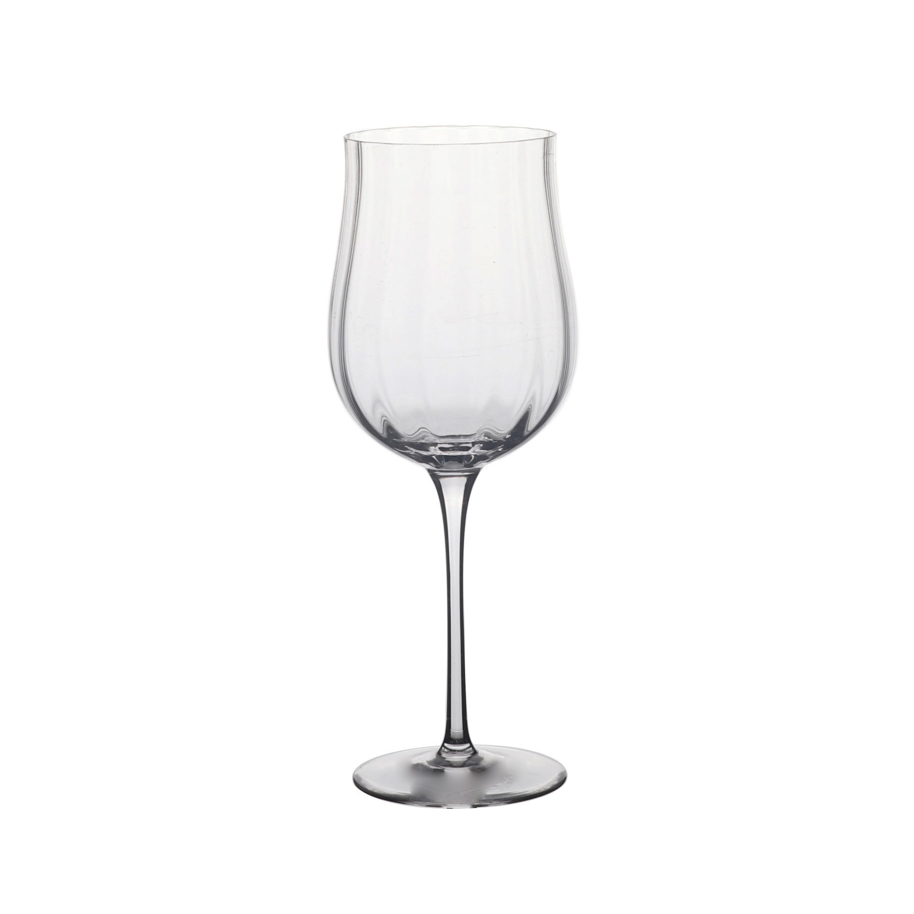 Tulip wine glass