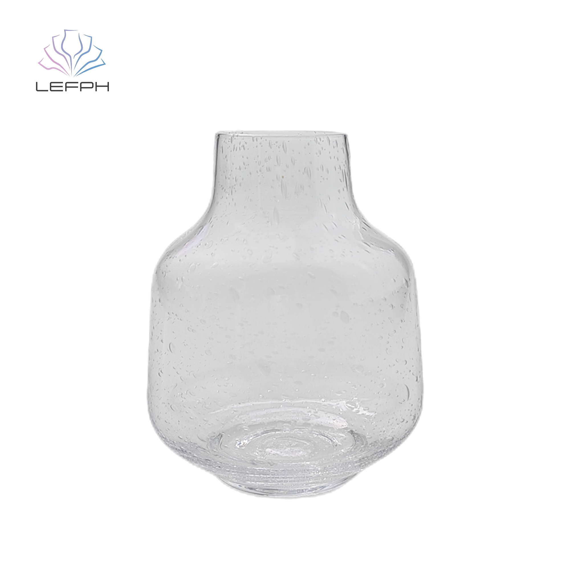 Set of three bubble small vase