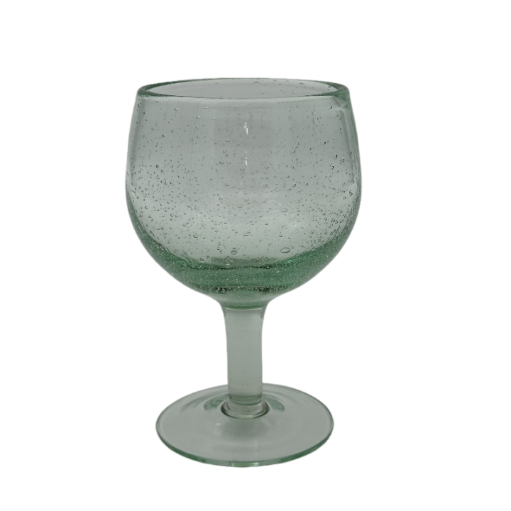 Green Wine Glass	
