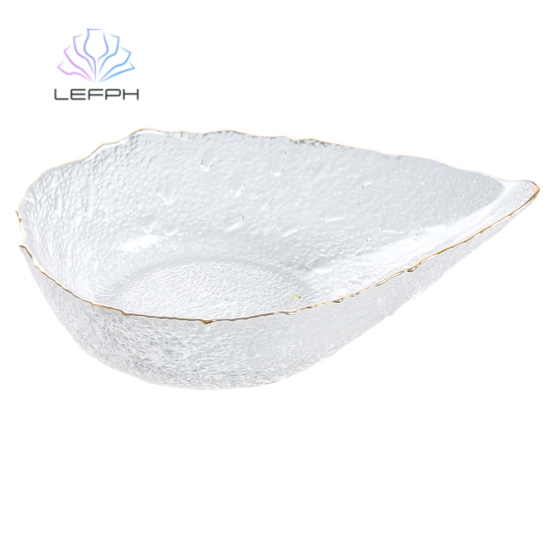 Drop-shaped glass bowl