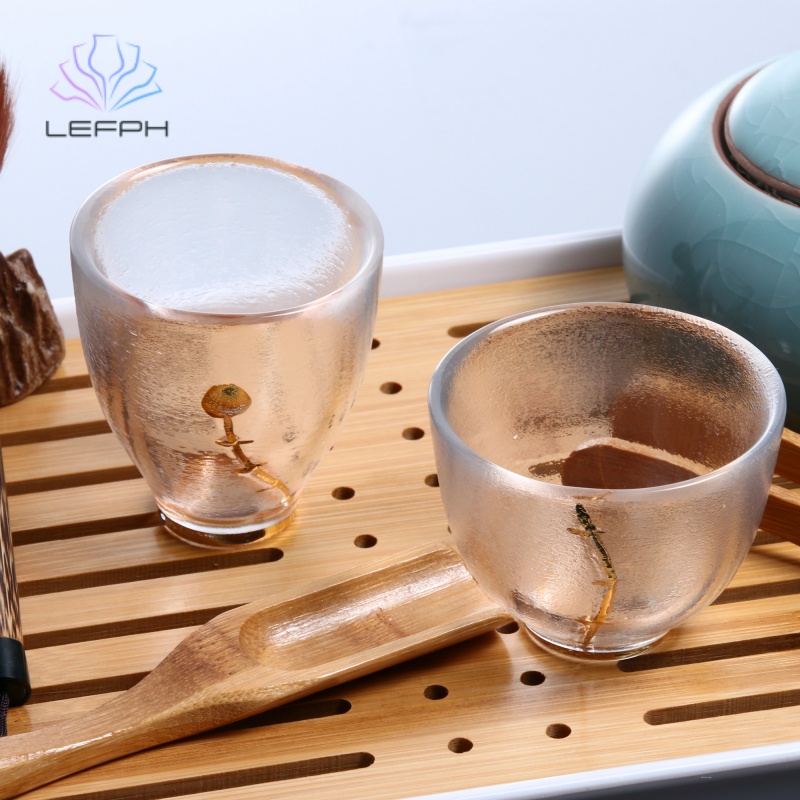 Plum blossom tea glass