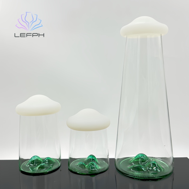 High borosilicate single layer mountain shape cup and pot series