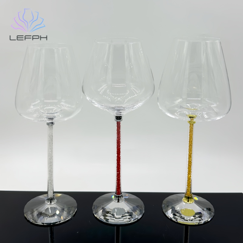 Beaded red wine glass series