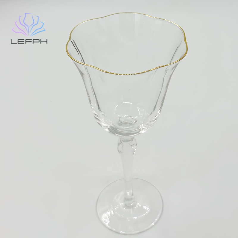 Hand-painted Phnom Penh trumpet glass series