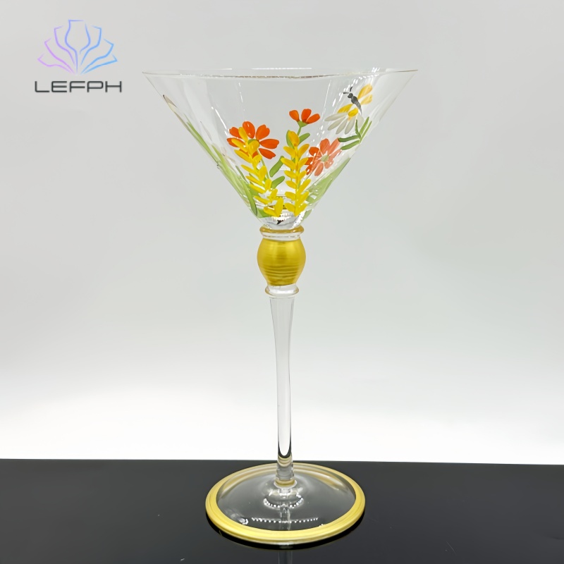Hand-painted series flower butterfly glasses