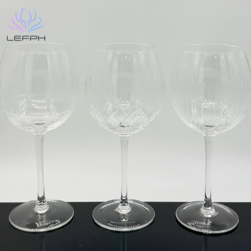 Irregular wine glass