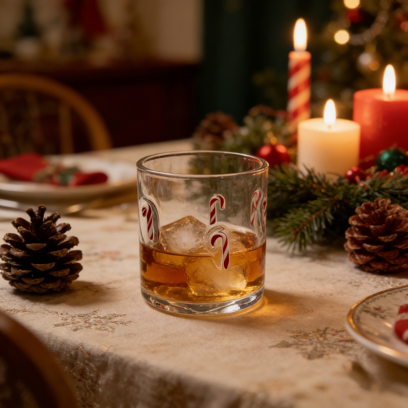 Relief Whiskey Glass