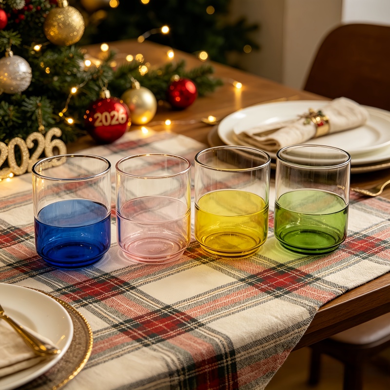 High borosilicate colored water glass series