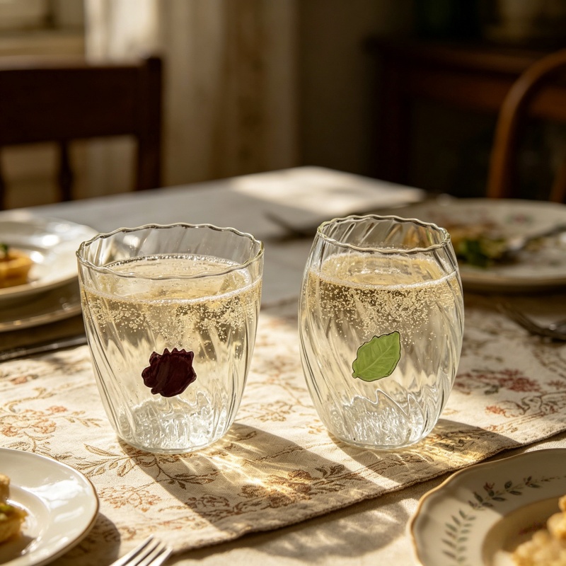 Plaid accessory glass
