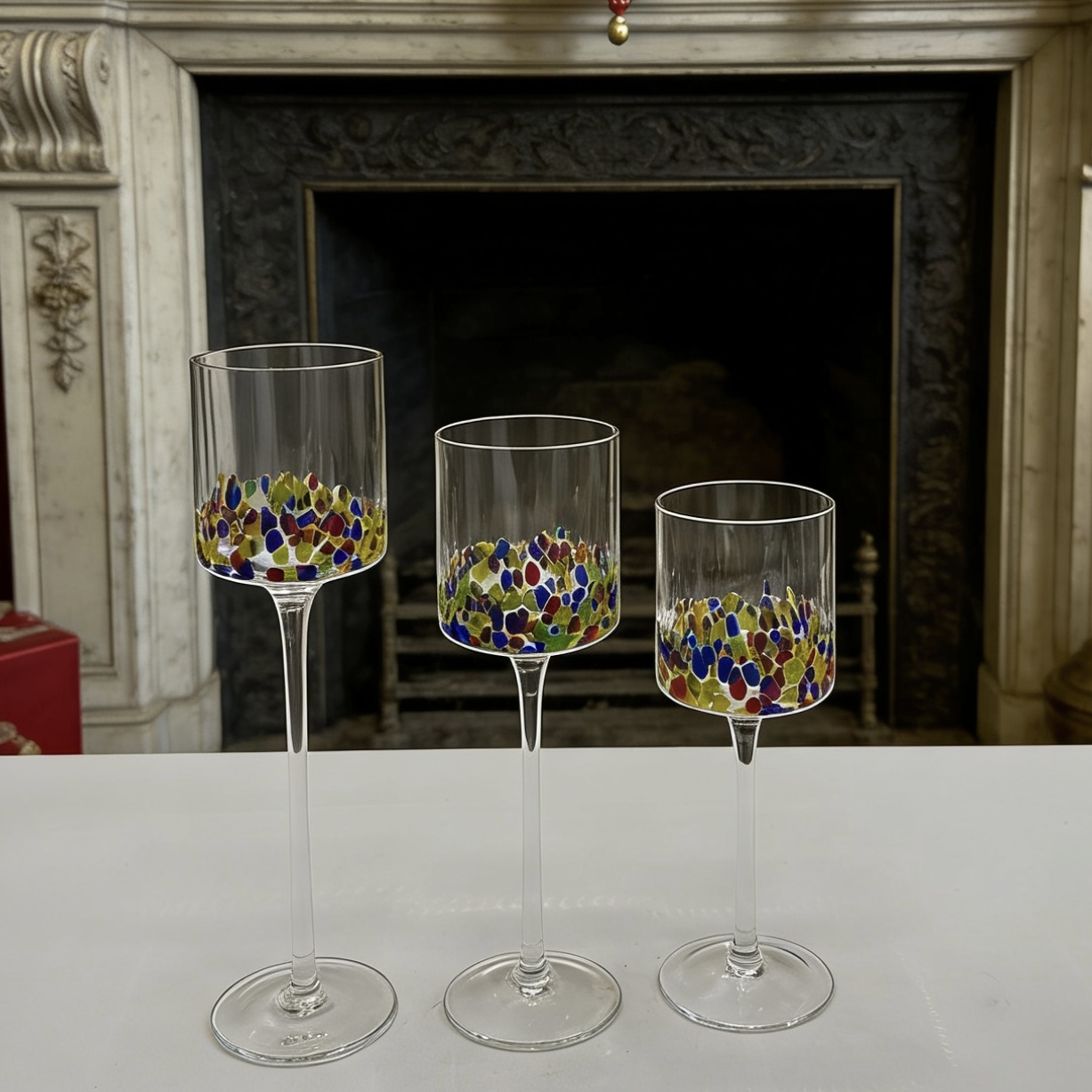 Hand-painted candlestick