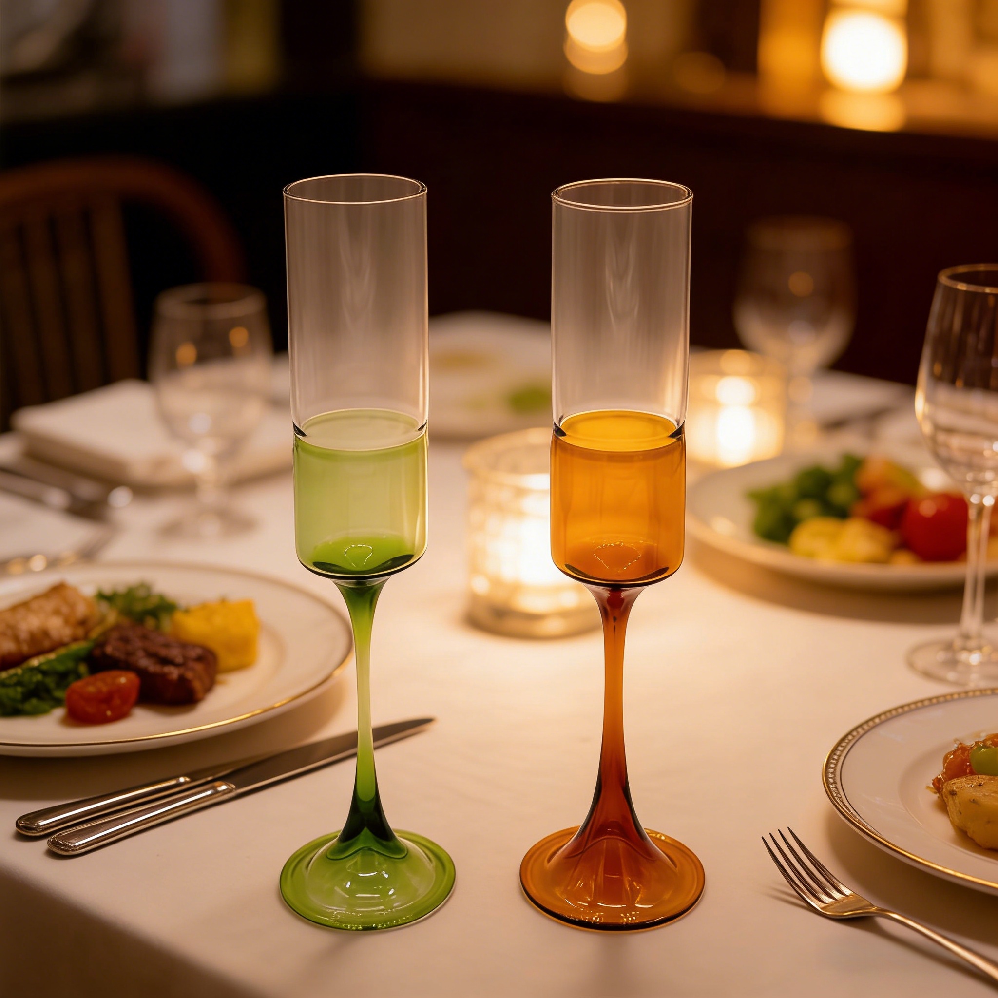 High borosilicate champagne glass series
